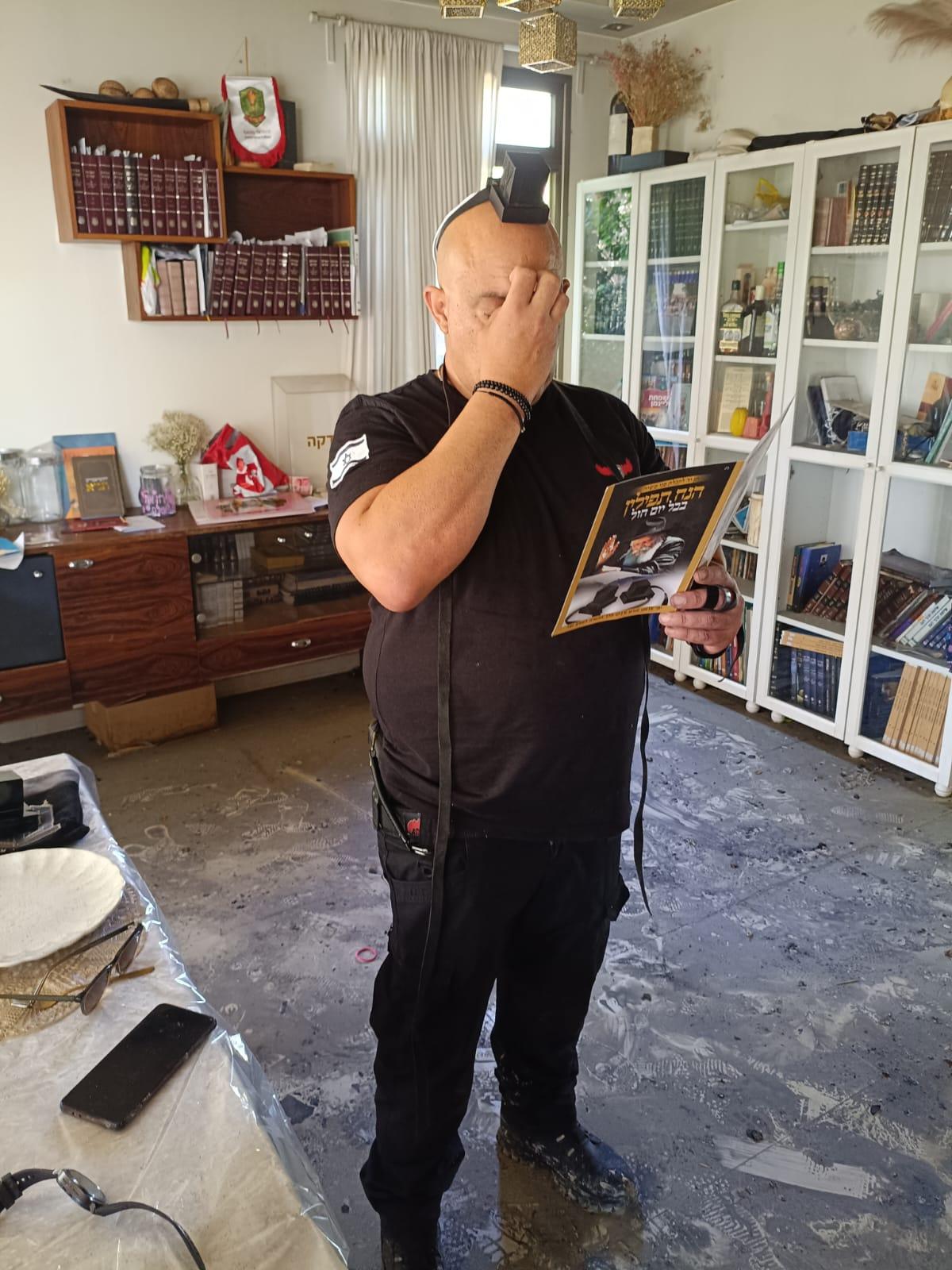 After Shabbat, amid the ruins — the mission’s activity continues